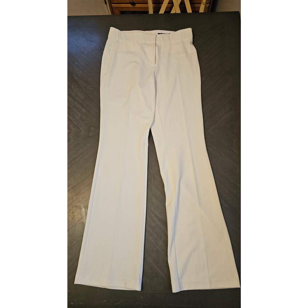New Rafaella white Egret‎ high rise boot size 6 trouser pants NWT